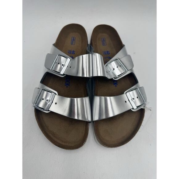 Birkenstock ARIZONA BS Women's NEW Sandal Silver EU Size 40 Regular - Picture 6 of 11
